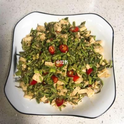 香椿豆腐凉拌家常美味做法